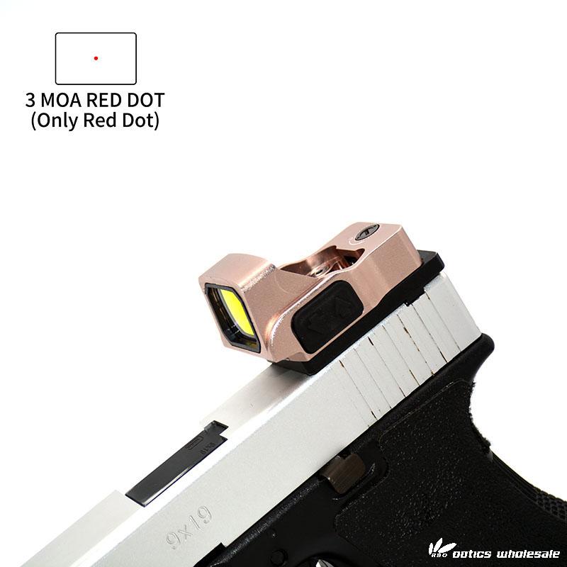 Tactical Rmr Mini Red Dot Sight Rifle Reflex Sight Airsoft Glock 17 19  Hunting Accessories Optic Scope For Picatinny Weaver Rail - Hunting  Riflescopes - AliExpress